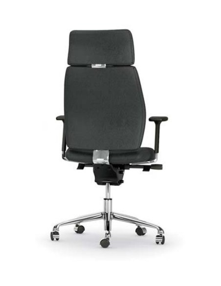 Fauteuil de Direction en cuir modèle Creta - Mobel Linea