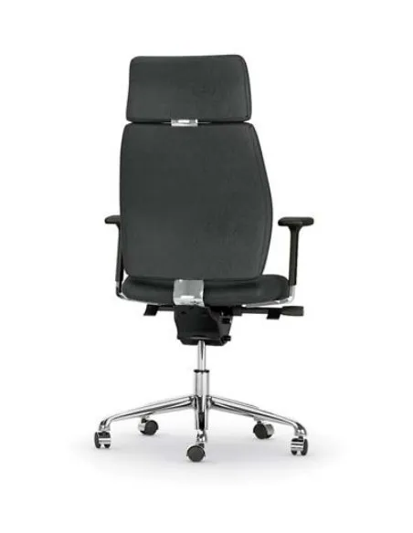 Fauteuil de Direction en cuir modèle Creta - Mobel Linea
