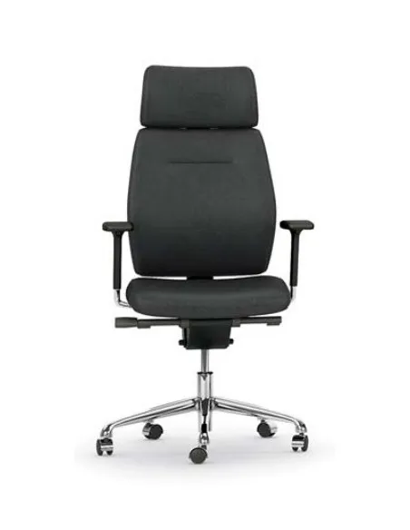 Fauteuil de Direction en cuir modèle Creta - Mobel Linea