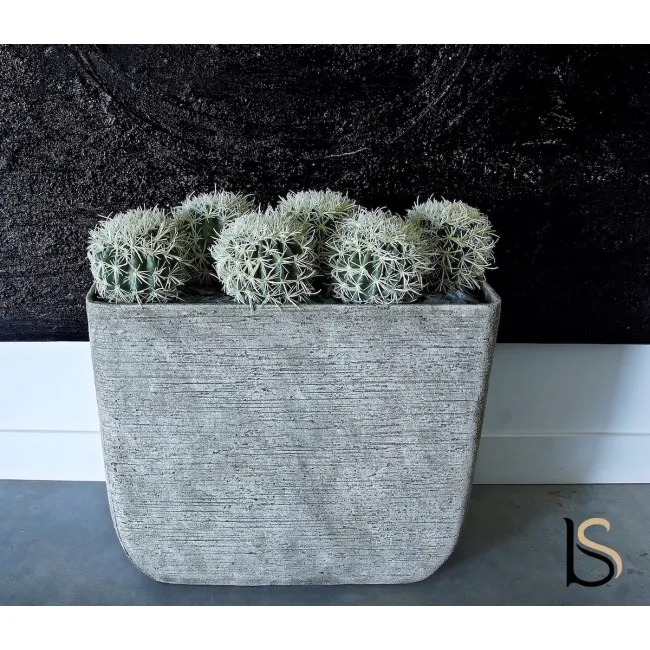 Pot de 6 cactus artificiels de 75 cm.
