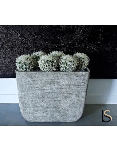 Pot de 6 cactus artificiels de 75 cm.