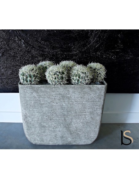 Pot de 6 cactus artificiels de 75 cm.