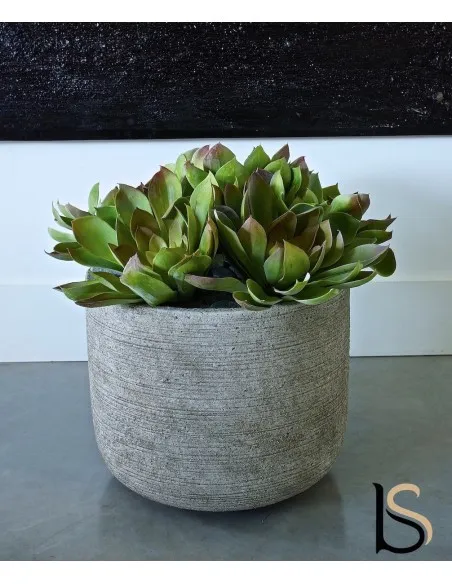 Composition de 5 Echeverias artificiels de 37 cm.