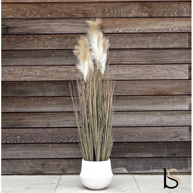 Superbe herbe de Pampa artificielle 130 cm