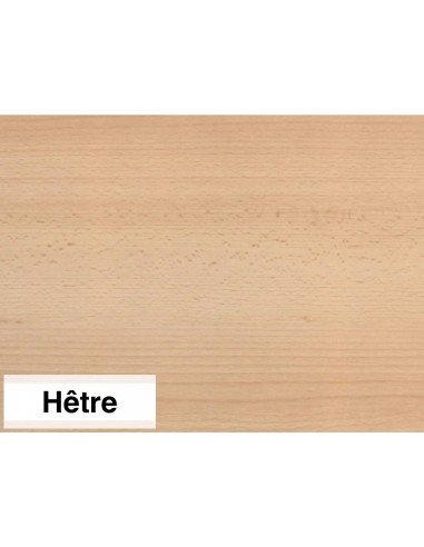 Bureau rectangulaire pieds bois Practika P4 – Quadrifoglio