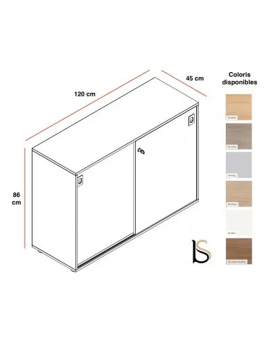 Armoire avec portes coulissantes - Quadrifoglio