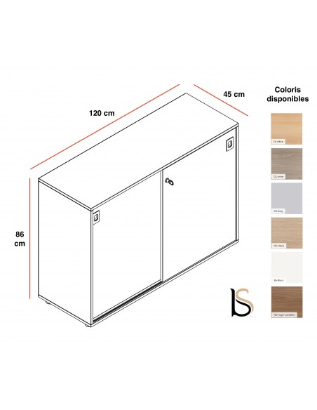 Armoire avec portes coulissantes - Quadrifoglio