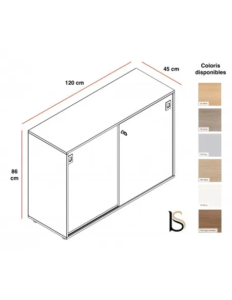 Armoire avec portes coulissantes - Quadrifoglio