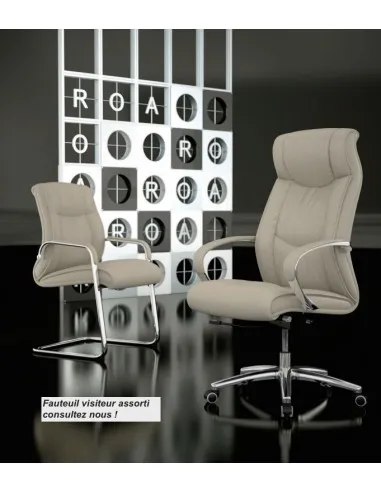 Fauteuil de Direction classique modèle Roa – Mobel Linea.