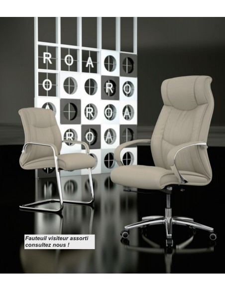 Fauteuil de Direction classique modèle Roa – Mobel Linea.