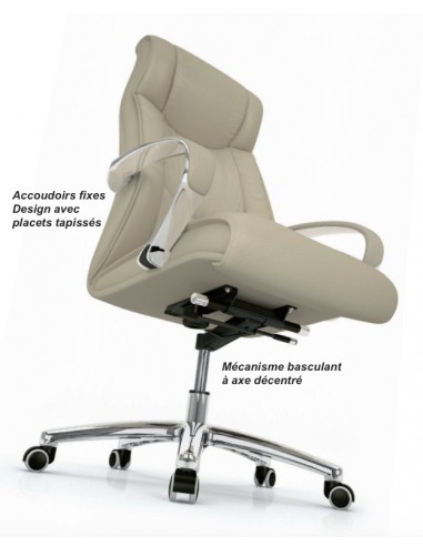 Fauteuil de Direction classique modèle Roa – Mobel Linea.