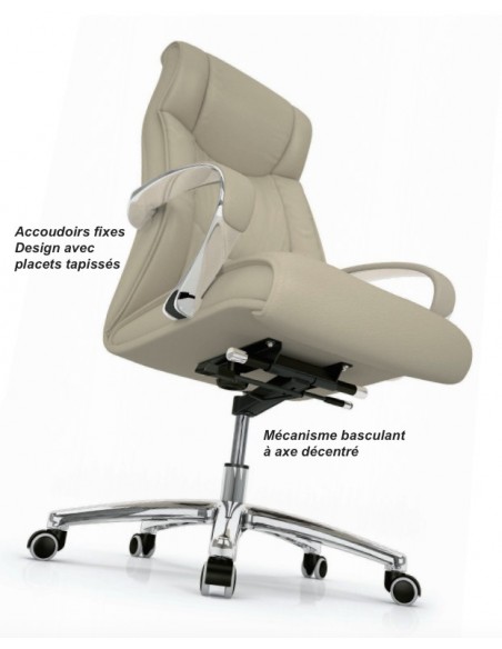Fauteuil de Direction classique modèle Roa – Mobel Linea.