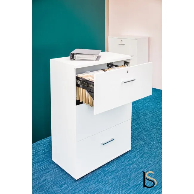 Armoire moyenne avec 3 tiroirs pour le classement des dossiers suspendus. - MDD