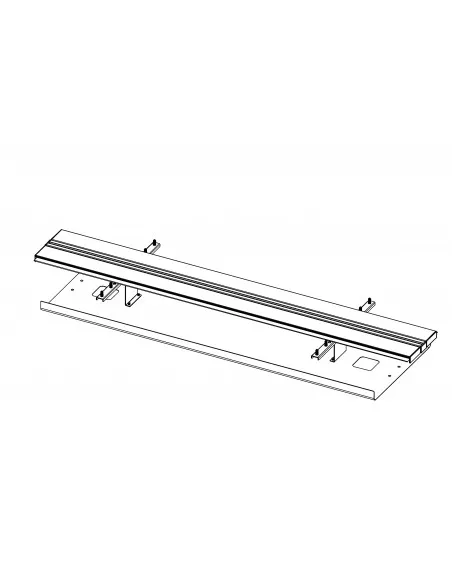Rail pour bureau bench - Officity