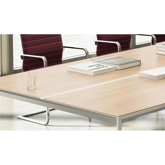 Rail pour bureau bench avec goulotte - Officity