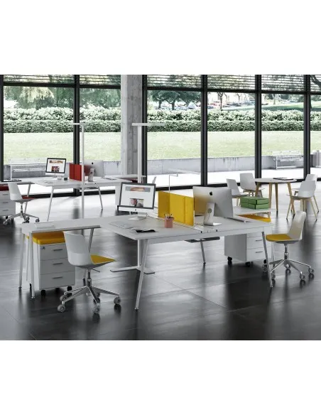 Bureau bench 2 personnes X3 - Officity