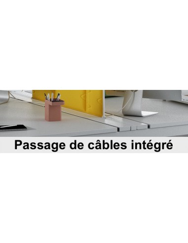 Bureau bench 2 personnes X3 - Officity