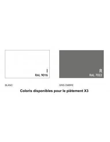 Bureau bench X3 avec rangement - Officity