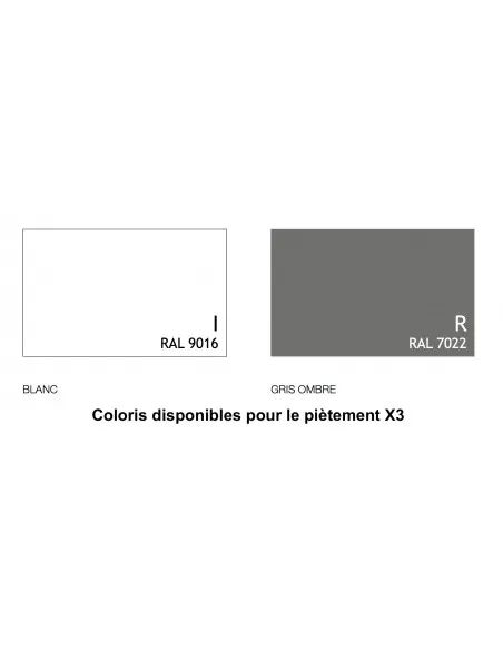 Bureau bench X3 avec rangement - Officity
