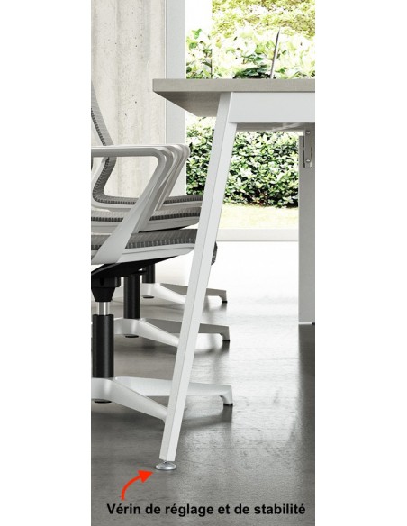 Bureau bench 6 personnes X3 - Officity