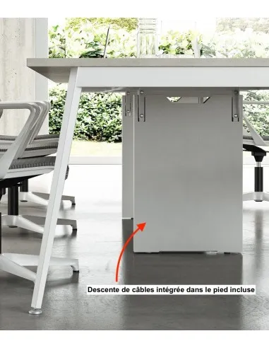 Bureau bench 6 personnes X3 - Officity