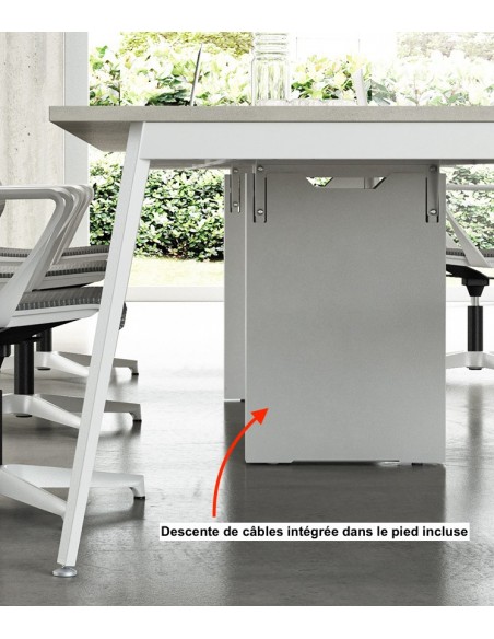 Bureau bench 6 personnes X3 - Officity