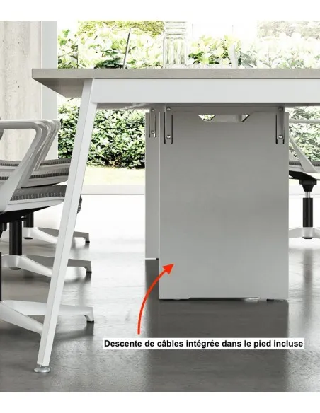 Bureau bench 6 personnes X3 - Officity