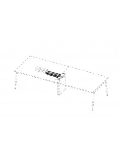 Guide câbles pour table de réunion X3 – Officity