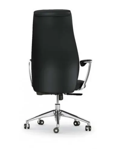 Fauteuil de Direction en cuir avec têtière, modèle VIC – Mobel Linea