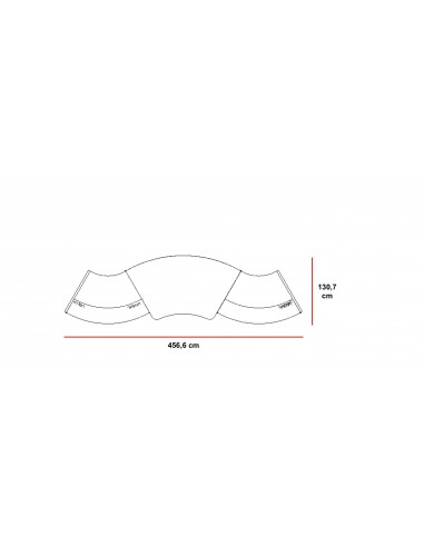 Banque d'accueil lumineuse Valde - MDD