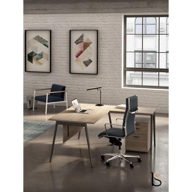 Bureau avec retour X3 – Officity