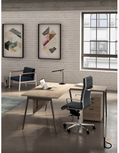 Bureau avec retour X3 – Officity