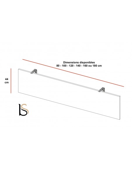 Voile de fond en bois pour bureaux X3 - Quadrifoglio