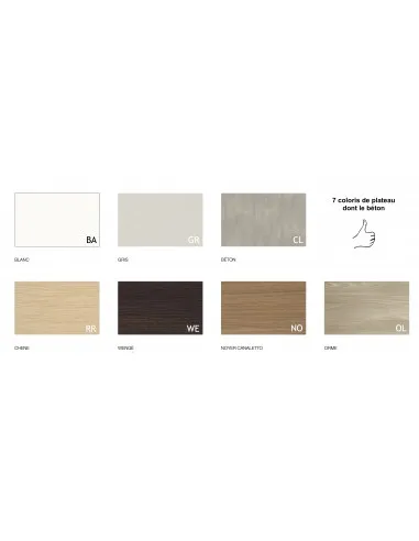 Voile de fond en bois pour bureaux X3 - Quadrifoglio