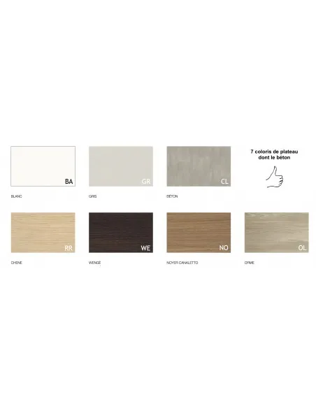 Voile de fond en bois pour bureaux X3 - Quadrifoglio