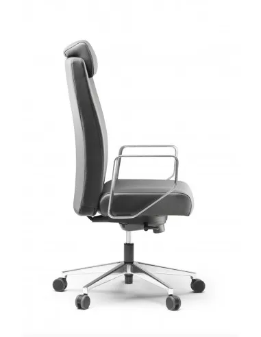 Fauteuil de direction en cuir Bost - Sokoa
