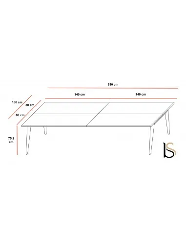 Bureau bench 4 personnes Pigreco Up - Martex