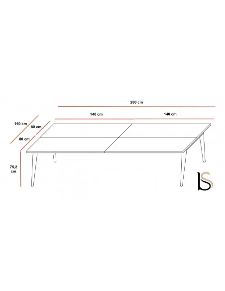 Bureau bench 4 personnes Pigreco Up - Martex