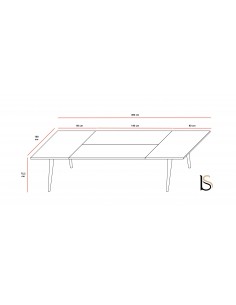 Grande table de réunion Pigreco Up – Martex 2