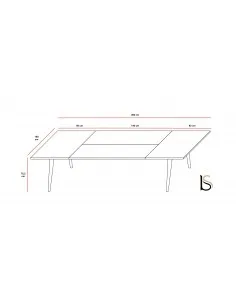 Grande table de réunion Pigreco Up – Martex 2