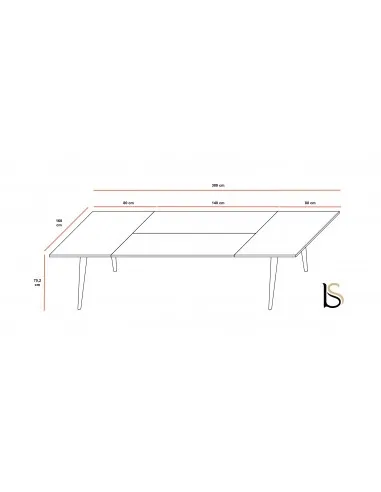 Grande table de réunion Pigreco Up – Martex
