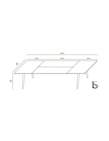 Grande table de réunion Pigreco Up – Martex