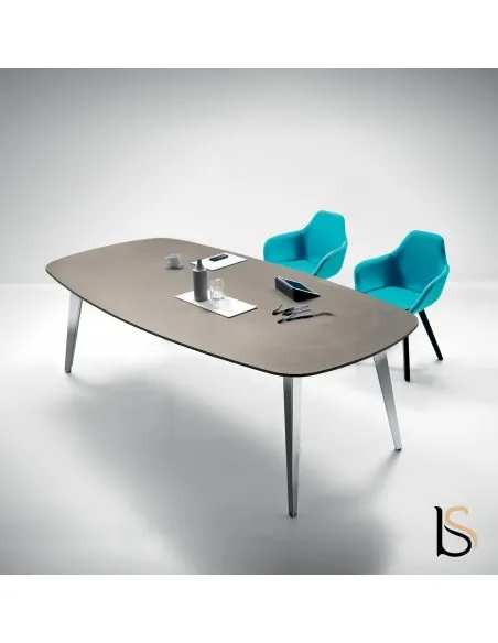 Table de réunion Pigreco Up Ciment – Martex