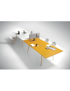 Table de réunion rectangulaire Pigreco Up– Martex