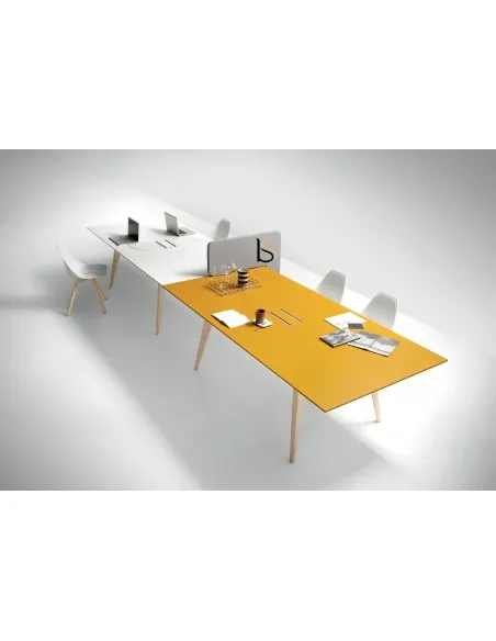 Table de réunion rectangulaire Pigreco Up– Martex