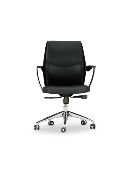 Fauteuil Manager en cuir modèle VIC – Mobel Linea