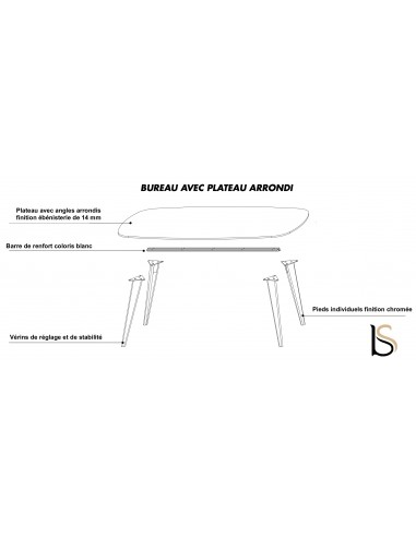 Bureau de direction Pigreco Up - Martex