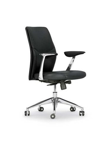 Fauteuil Manager en cuir modèle VIC – Mobel Linea
