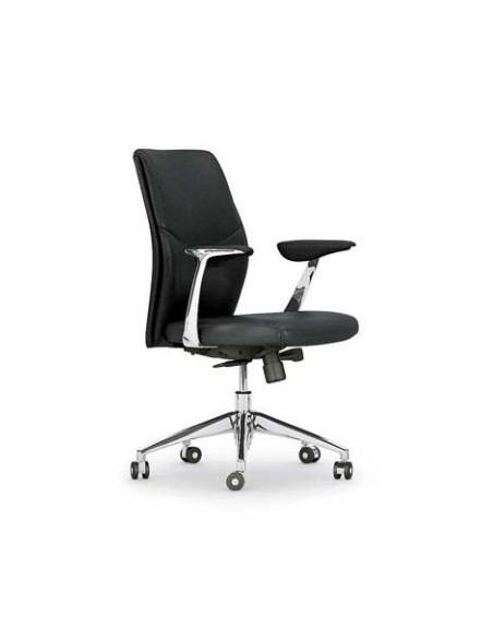 Fauteuil Manager en cuir modèle VIC – Mobel Linea