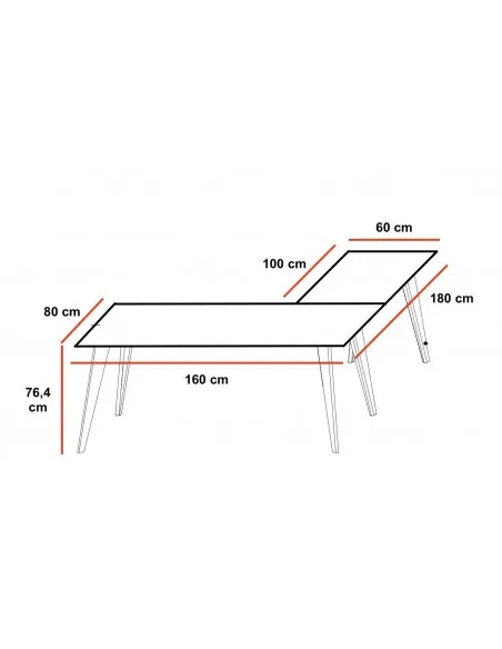 Bureau d’angle Pigreco Up - Martex